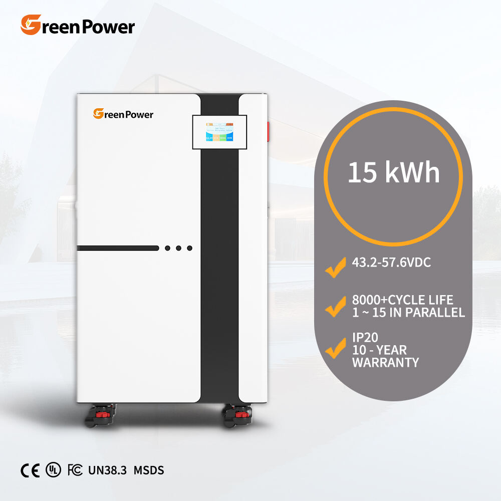 Custom IP20 Waterproof 15kWh 16kWh Storage System Lithium 300ah 320ah 51.2V Lifepo4 Battery Vertical Mounted Stand Power