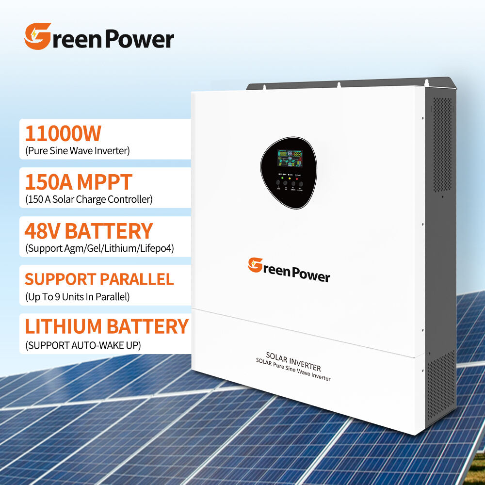 11KW Mppt Hybrid Solar Panel Inverter Home Sine Wave
