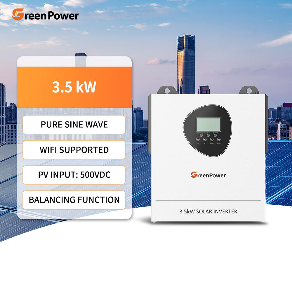 GreenPower Custom OEM ODM Заводдон Түз эле Сатуу 3.5кВт 3500Вт Таза Синус Далга Инвертери Off Grid Күн Инвертери WIFI менен