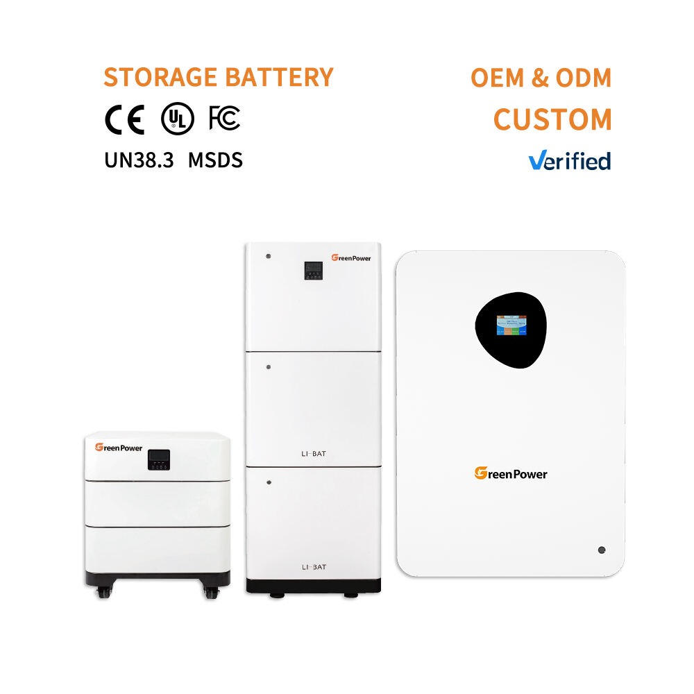 Power Wall Personalizada OEM ODM 2,56kWh 5kWh 10kWh 15kWh 16kWh 30kWh 32kWh para Casa Sistema Personalizável de Armazenamento de Energia Residencial