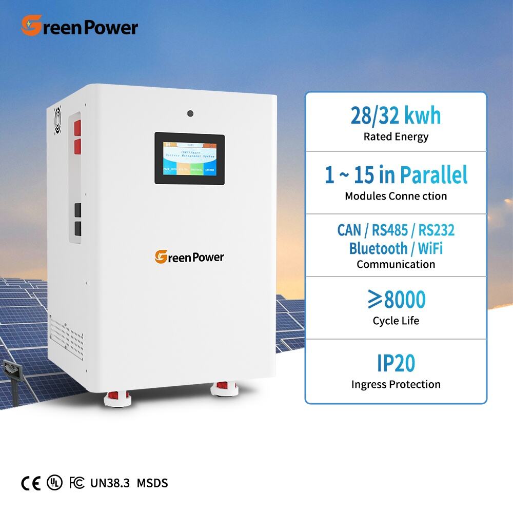 Wholesale 28kWh 32kWh Solar Energy 51.2V 560Ah 628Ah Ground Mounted Solar Battery 51.2v Vertical Battery for Home Solar System