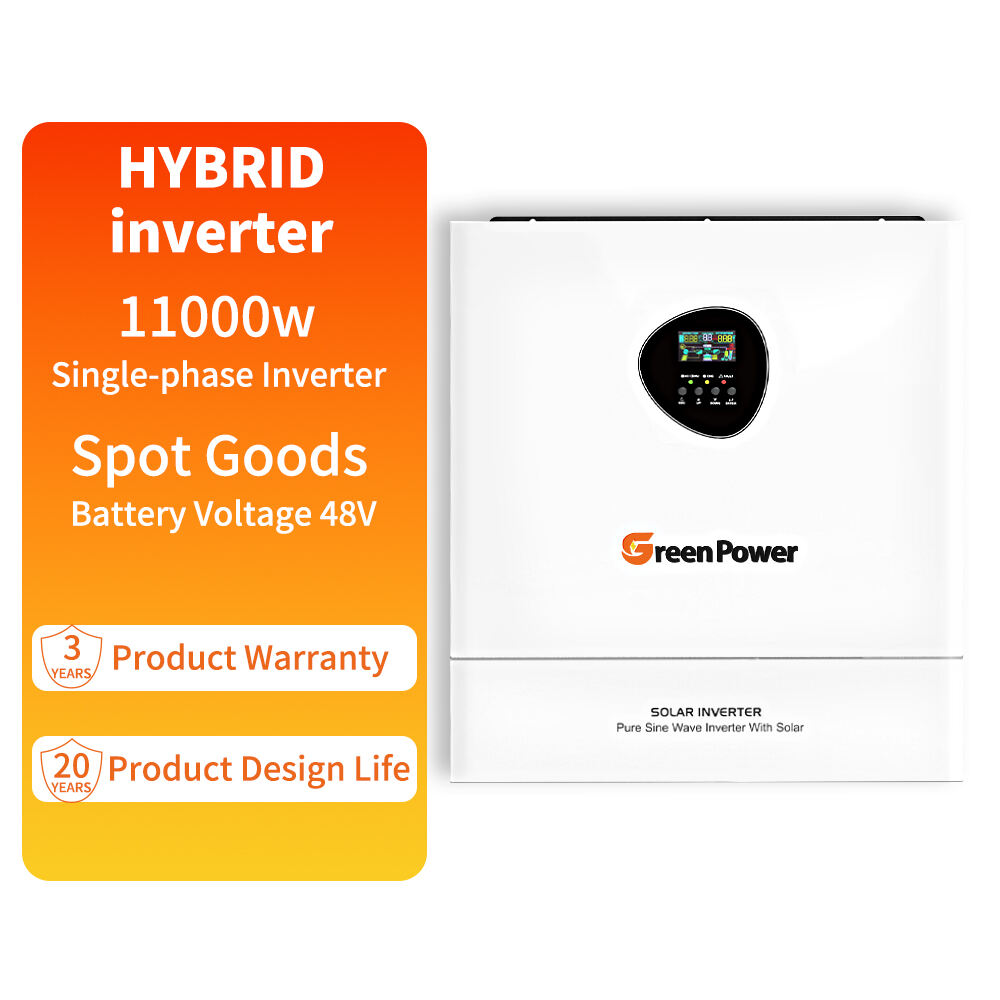 1.6KW 3KW 6.2KW 11KW ON/OFF Grid Hybrid Solar Inverter Price Physical Stock 48V 24V 12V MPPT Dual AC Sine Wave Inverter