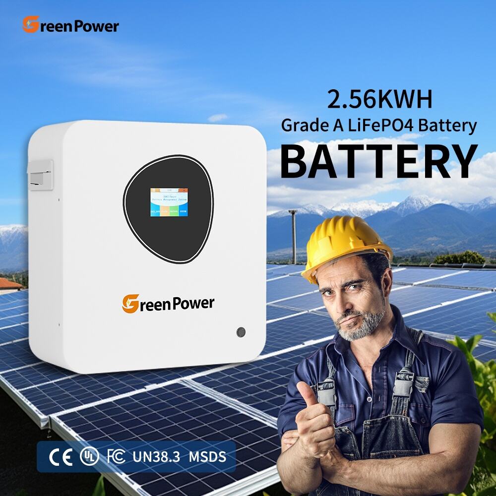 IP20 Waterproof at Dustproof 2.56kWh 100Ah 12.8V 8000 Cycles na Patayong Movable LiFePO4 Baterya LFP Sistema ng Imbakan sa Bahay ng Solar na Enerhiya
