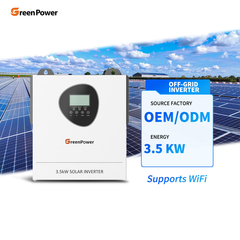 GreenPower OEM ODM Колдонмо Эң Жакшы Сатылып Жаткан MPPT Беш Жылдыз Офф-Грид 3.5 KW 3500 Вт Күн Инвертери Бийиктик Көзөмөлдүн Куралдары WIFI менен