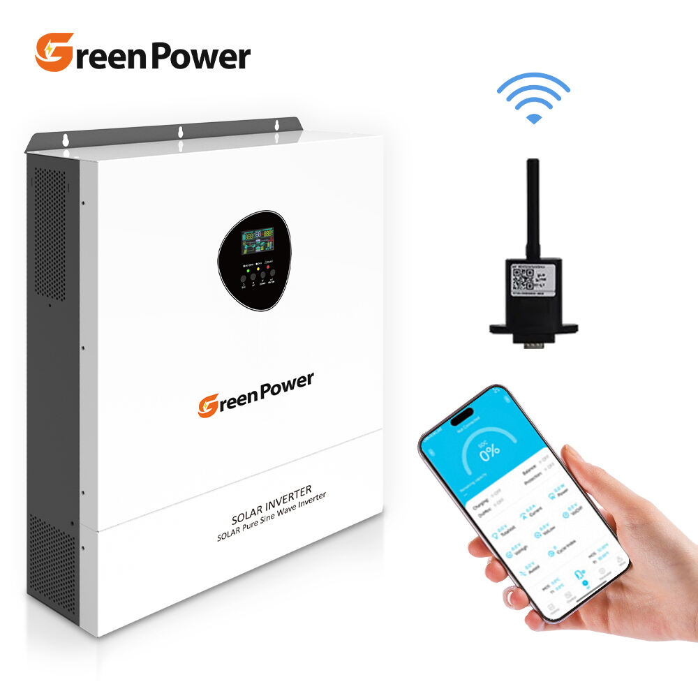 New 10KW 10KVA 15KW Hybrid Off-Grid Solar Power Inverter 48V 20KW Pure Sine Wave Inverter for House System Use MPPT Controller