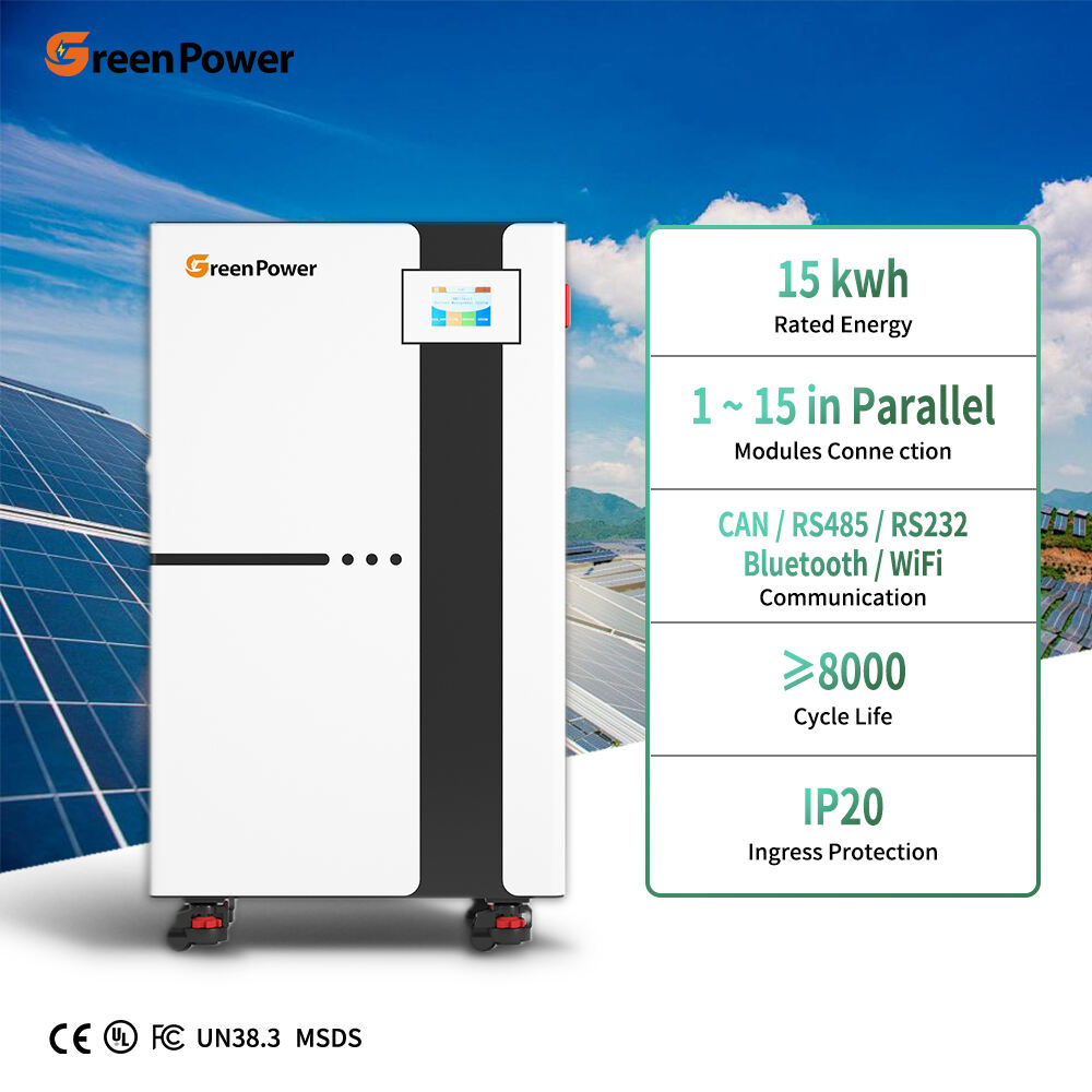 Custom Reliable LiFePO4 Battery IP20 Lithium Battery 300Ah 15kWh 320Ah 16kWh Home Use Residential Backup