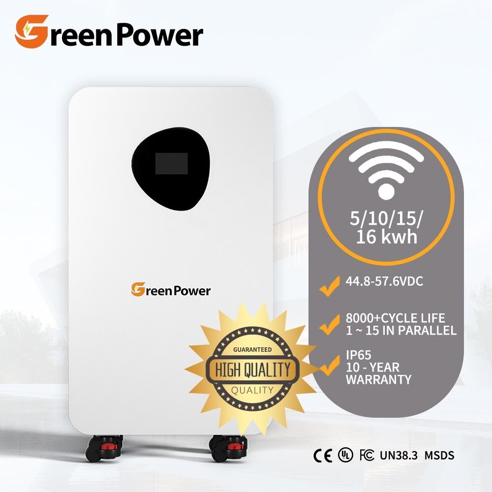 GreenPower IP65 Waterproof Dustproof Lithium Lifepo4 Battery 51.2v 15Kwh 300Ah 314Ah 15Kwh House Solar Energy System Battery
