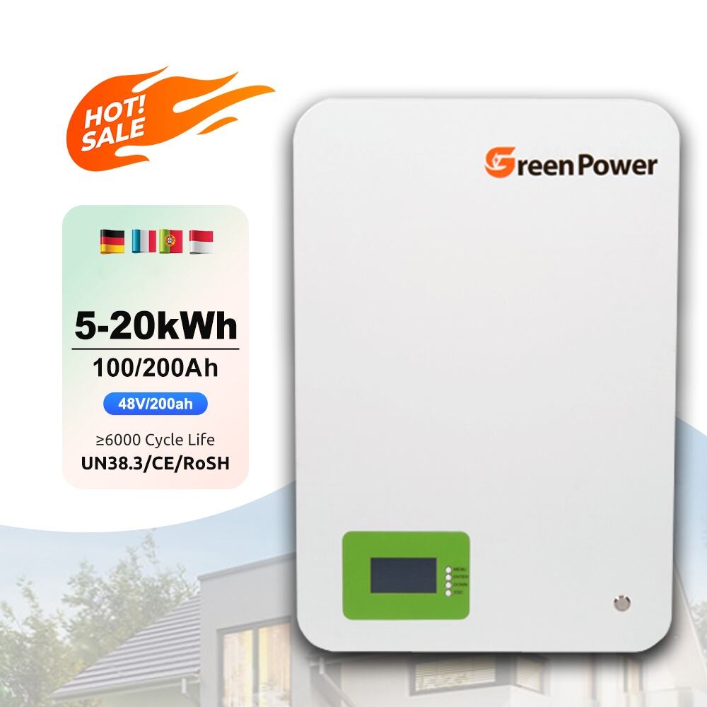 51.2v 100Ah 200Ah Keupayaan Tenaga Suria Rumah Lifepo4 Bateri