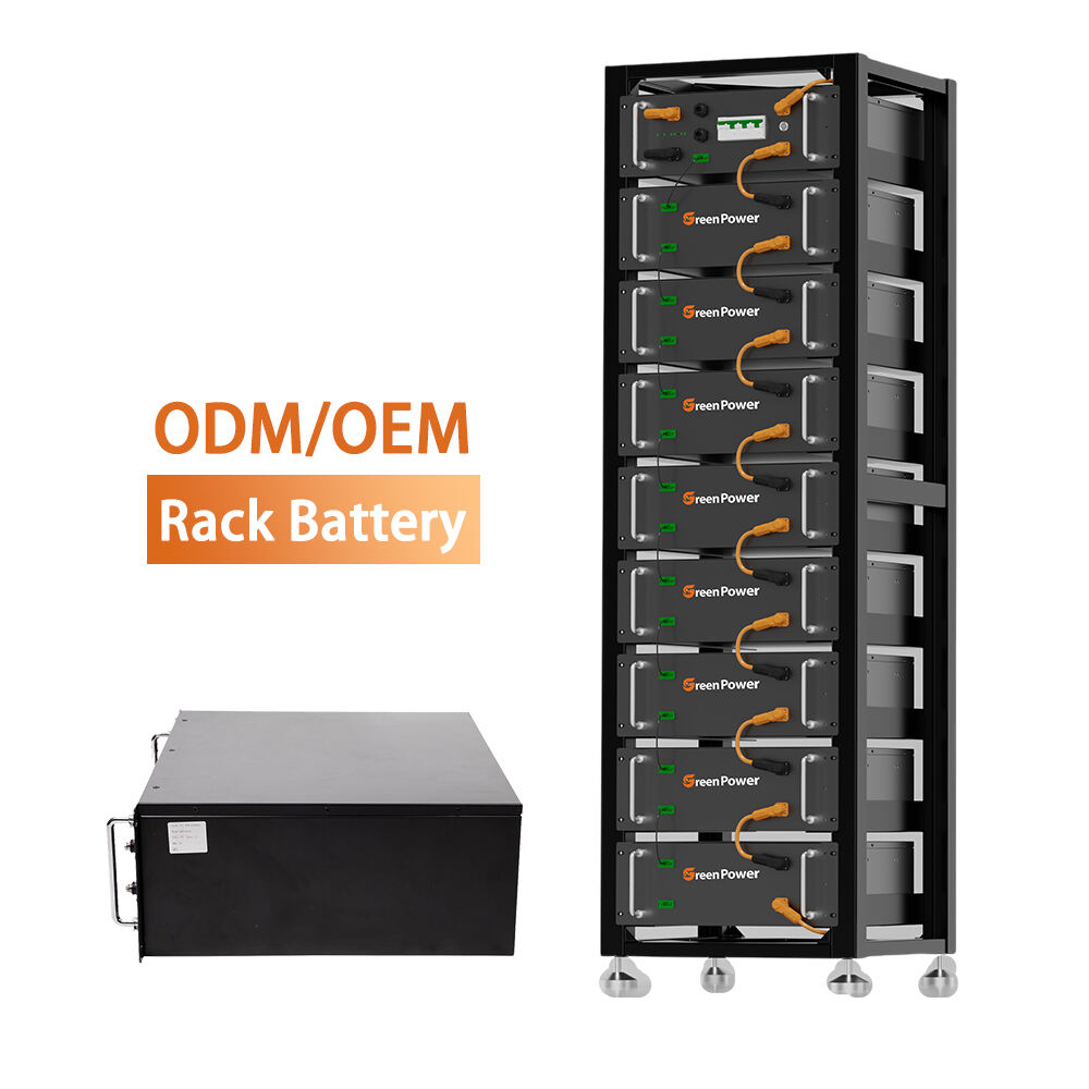 8000 siklo Server Rack 48v Lifepo4 Battery 100ah 300ah 48 V Volt 51.2v 5kwh 10kwh Solar Lithium Ion Battery 48v Para sa Bahay