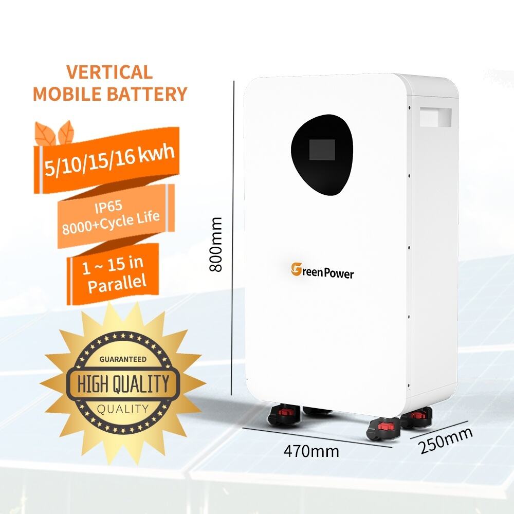 15kwh 16kwh LiFePO4 IP65 Waterproof Dustproof 300AH 314AH Built-in BMS System Vertical Rechargeable 51.2V Lithium Ion Battery