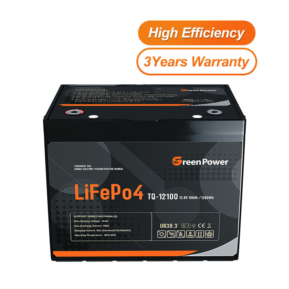 Batuli inayorejesha ya Lithium Ion 12v 200ah Batuli za Kupakia kwa RV 12 Batuli ya Lifepo 150Ah 50Ah 100Ah