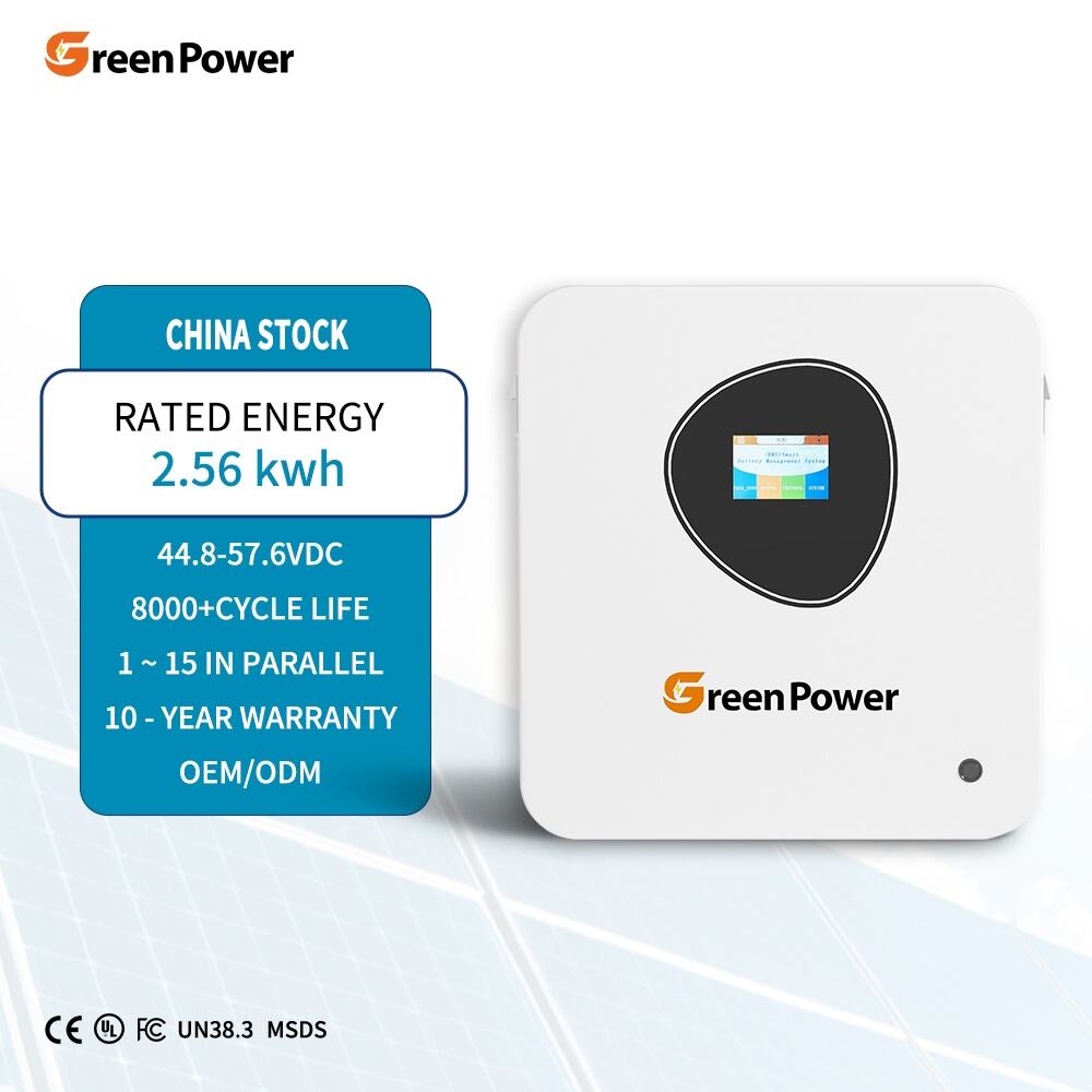 25.6V 2.56kwh 100ah IP20 Waterproof Floor Standing Storage Lifepo4 Home Waterproof Powerwall Battery Lithium Battery