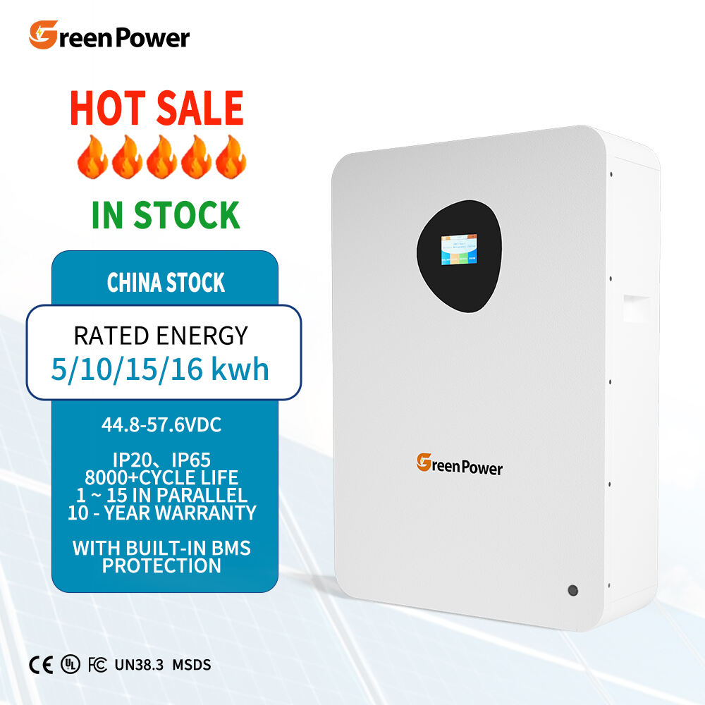 5kw 10kw 51.2V Baterya Wall Pack para sa Home Solar Energy