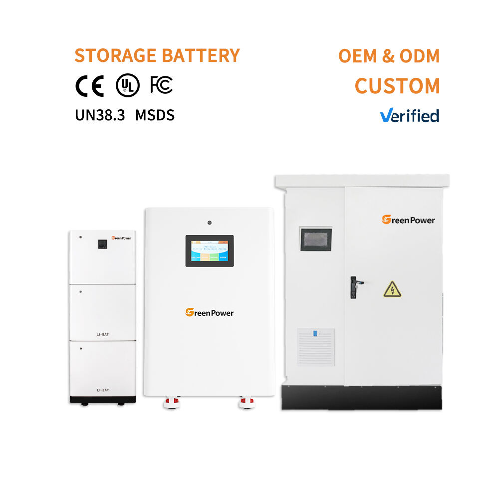 Sistema de Armazenamento de Energia para Casa 2,56kWh 5kWh 10kWh 15kWh 16kWh 30kWh 32kWh Personalizável com Montagem para Fonte de Alimentação