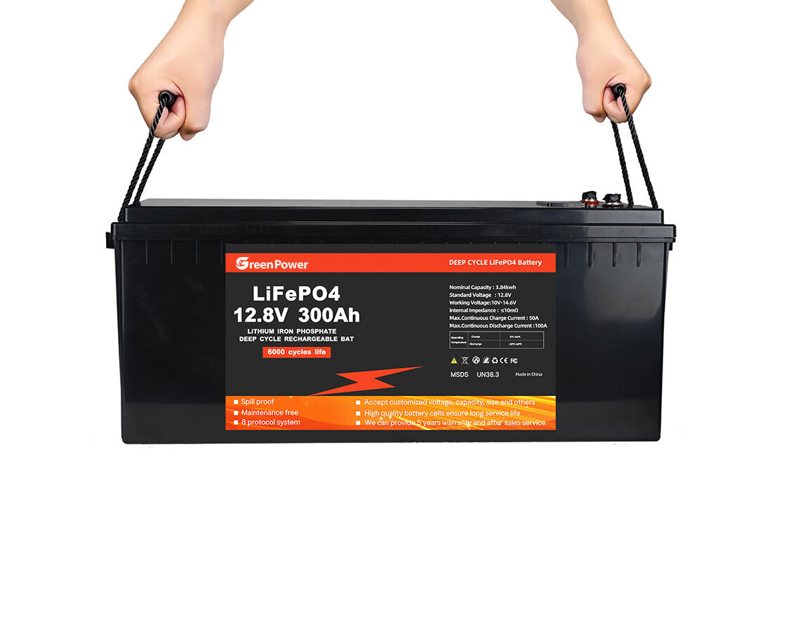 12.8V 300Ah LiFePO4 Solar Battery