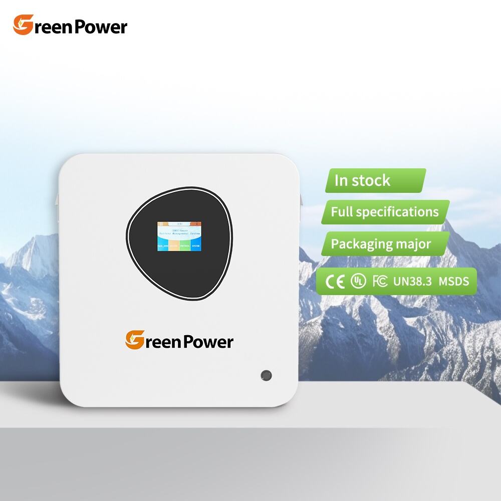 GreenPower Powerwall 25.6V 12.8V 100ah Ess 2.56kWh Lithium Ion Battery IP20 Waterproof Solar Lifepo4 Energy Storage Battery