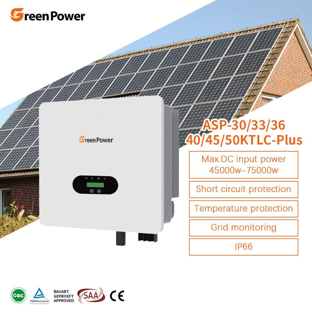 GreenPower IP66 30KW Three Phase Multi MPPT On Grid Solar Inverter