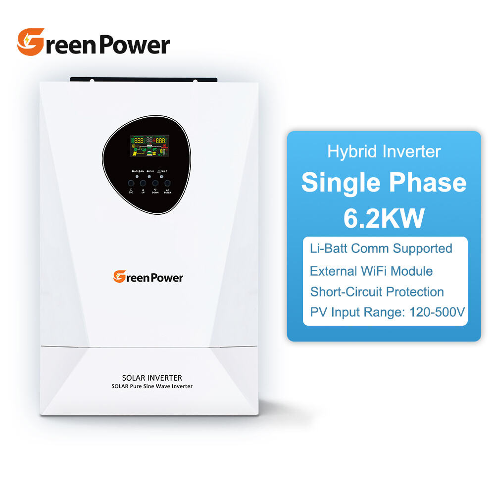 Smart 3.6kw 6.2kw 11kva 24V 48V Build-in MPPT Pure Sine Wave Invert Off Grid All in One Solar Power Hybrid Inverter with WIFI
