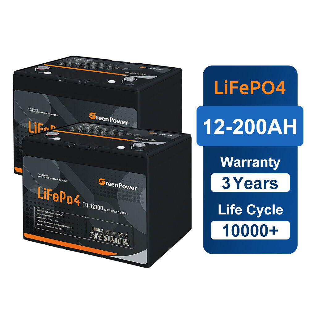 Kitu cha Kupakia Roshini 12V 24V 200ah 150ah 100ah Lithium Iron Phosphate Mipangilio wa Uchomo wa Kiungo wa Nyumbani Monitor Cycle Battery LiFePO4