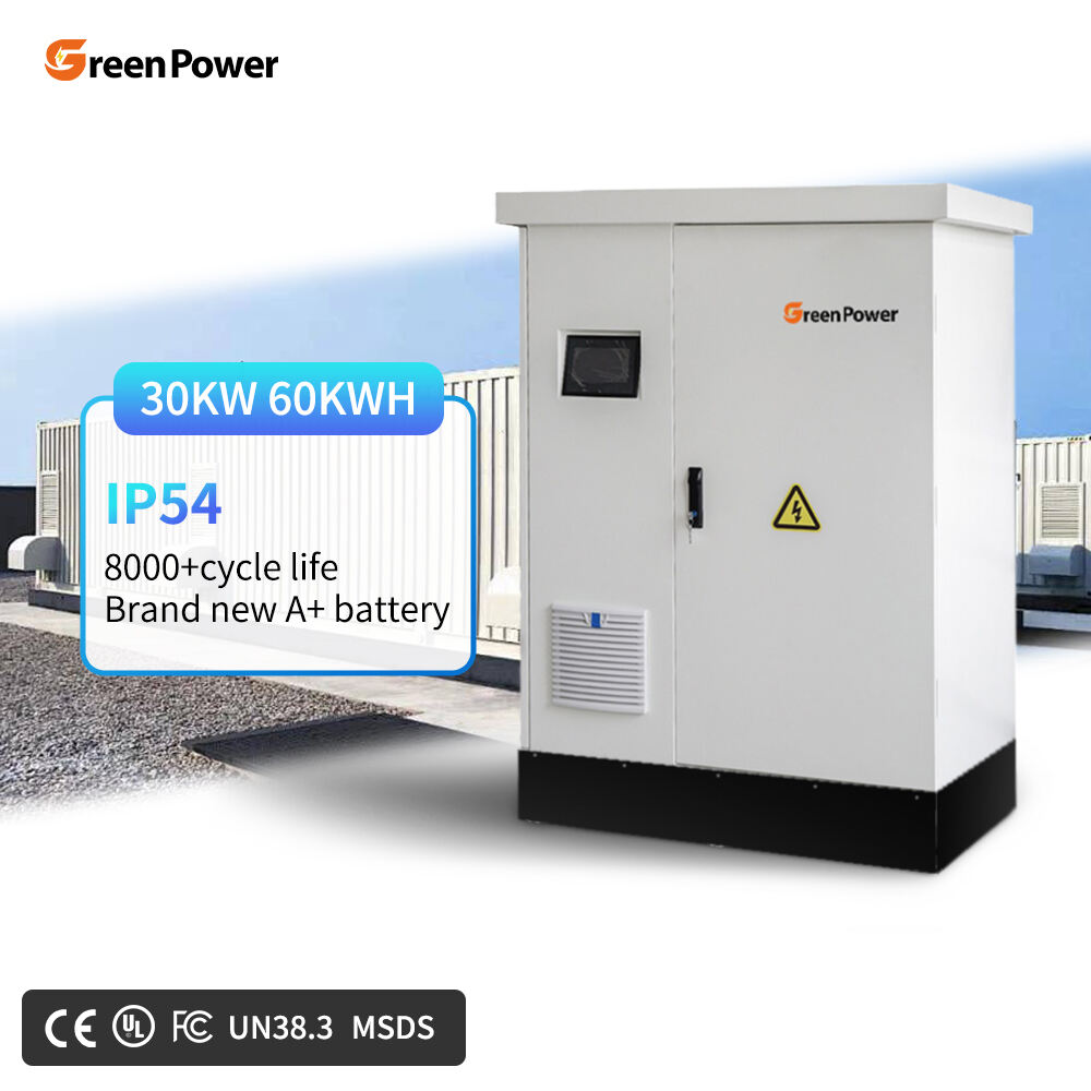 Commercial and Industrial ESS Industrial and Commercial 51.2kWh 61.4kWh Solar Battery Energy Storage for Supermarket School