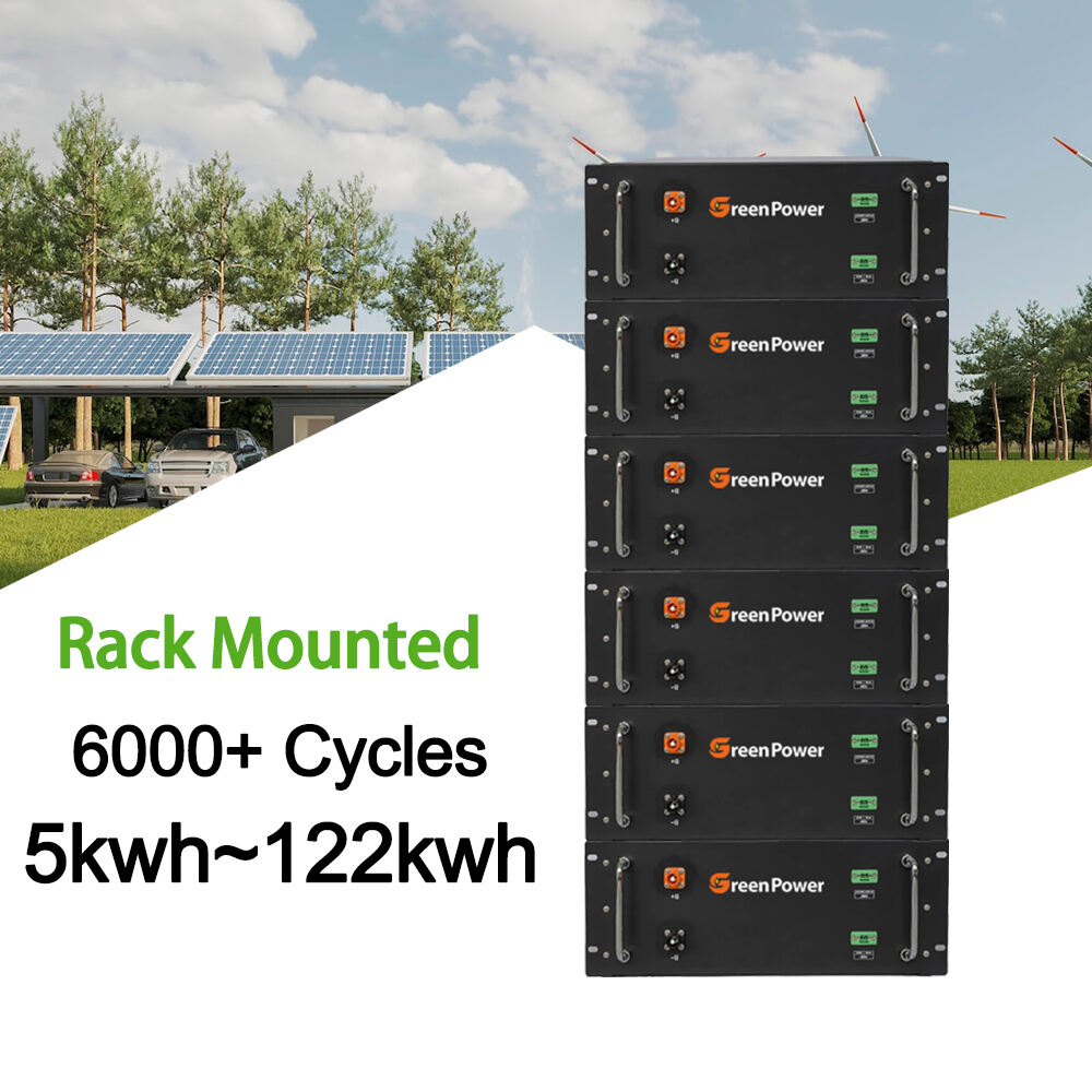 Solar Energy Storage Lithium Battery Module 48V Lithium Ion Battery With Server Rack