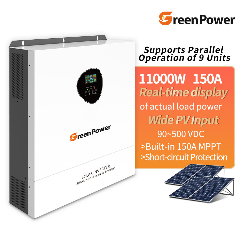 3Kw 6.2Kw 11Kw Dual Output Off on Grid Invertor 48V Hybrid Solar Inverter Pure Sine Wave Solar Inverters With MPPT Controller