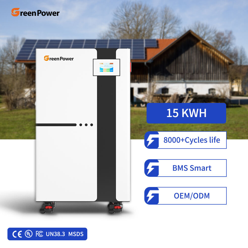 Smart 51.2V IP20 Lithium Battery for Solar Systems 300Ah 15kWh 320Ah 16kWh Wheeled Mobility Waterproof Dustproof LiFePO4 Battery