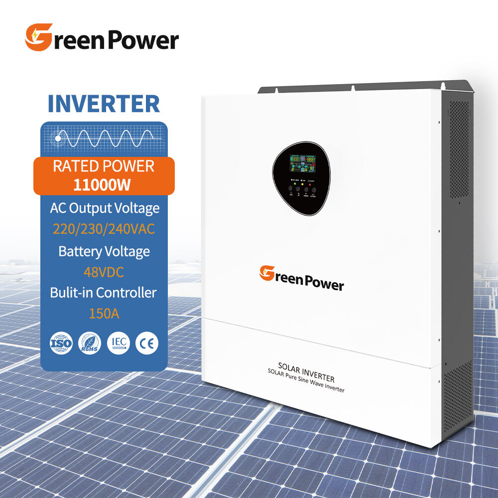 LOW Voltage 5.5KW 6.2KW 11KW Hybrid Inverter 48V 24V on OFF Grid 220v 60Hz AC Single & Dual MPPT Solar Inverter