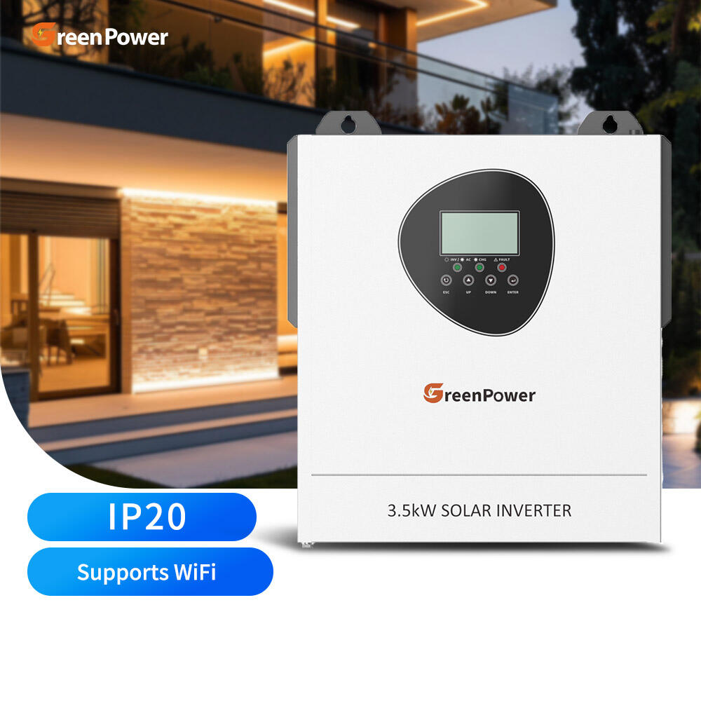 GreenPower OEM ODM Колдонмо Жаңы Келген Тандалма Сатууда 3.5 кВт 3500 Вт Бир Фазалуу Инвертер 220 В Күн Инвертери MPPT WIFI менен