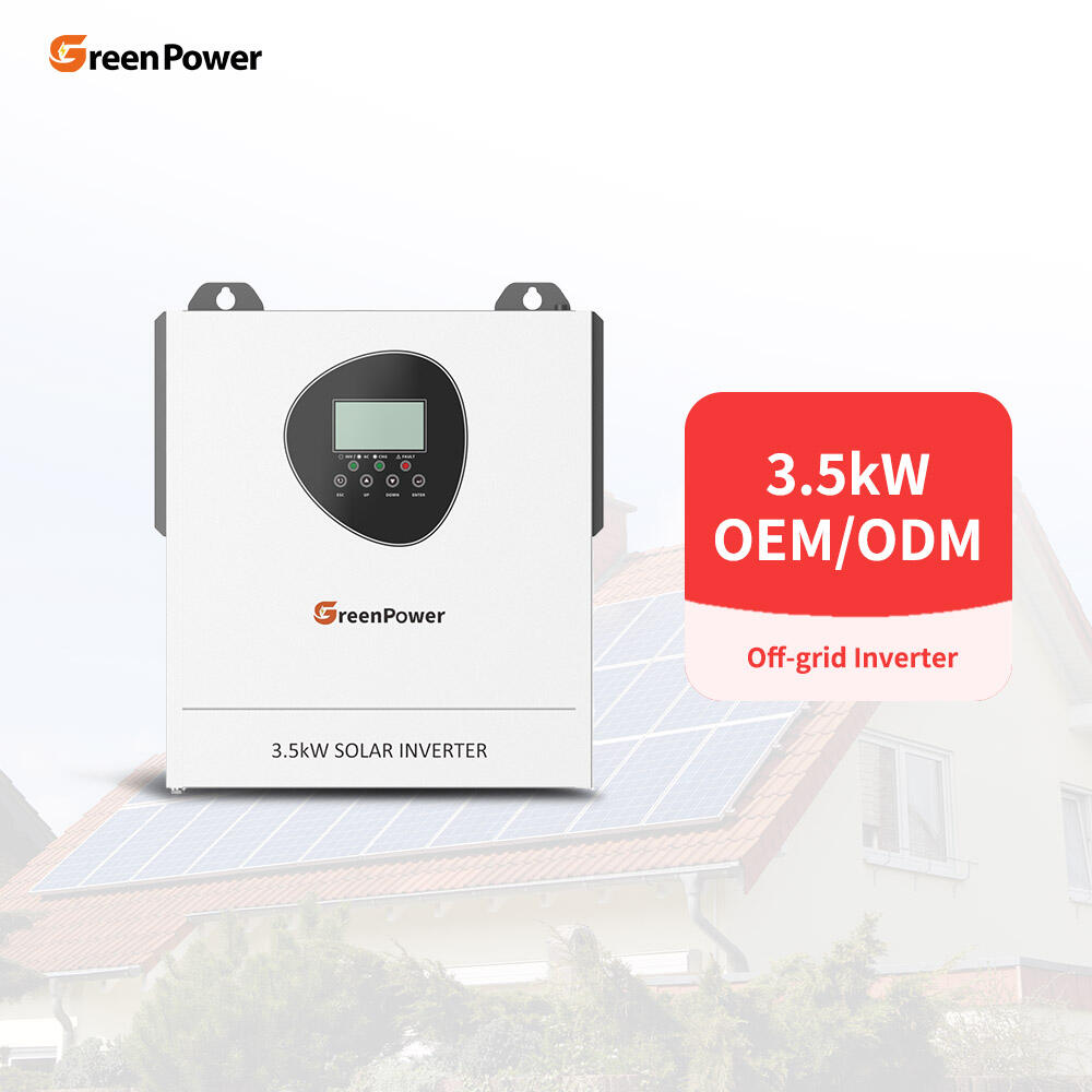 GreenPower OEM ODM Колдонуучу Тандалмалуу 3.5КВт 3.5КВА Күн Инвертери 3500Вт 24ВДС 220ВАС 230ВАС Ички MPPT Менен Жабдылган Үй Колдонуу үчүн Күн Инвертери