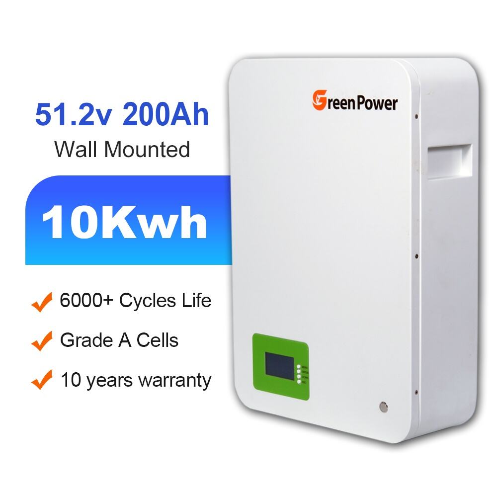 dinding Kuasa 5KW 10KW Pasang 48v 200ah Panel Suria Bateri Lifepo4 Bateri Paket Dengan Bms