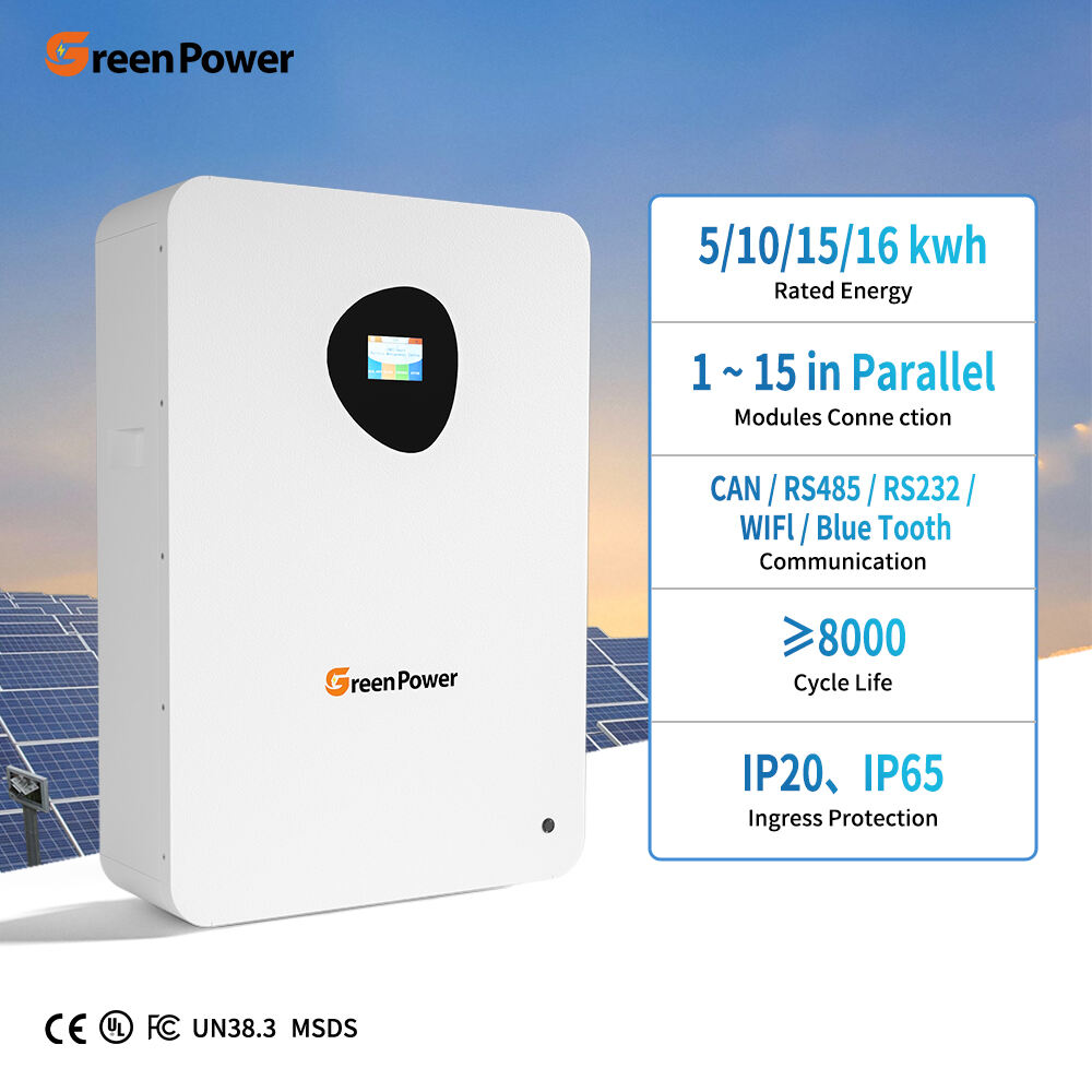 5KW 10KW 15KW Enerhiya sa Pader Lifepo4 Baterya Na May BMS