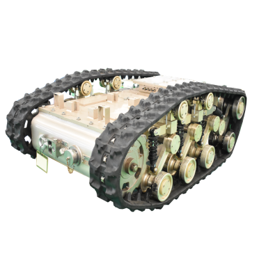 Explosion-proof tracked robot chassis + military applications