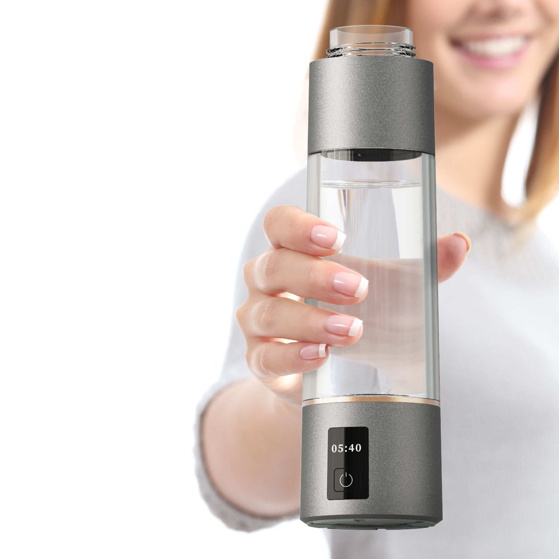 PHYFLOW Botella de Agua con Hidrógeno: Generación de Hidrógeno de Alta Eficiencia y Uso Duradero