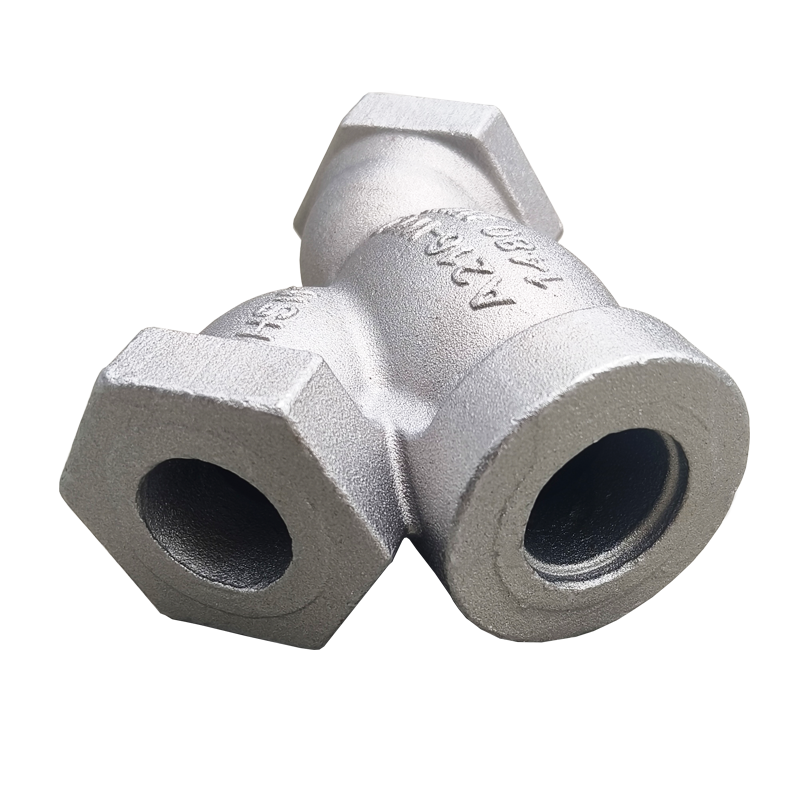 Stainless steel Y-type filter, pipe tee fittings, 304/316L material, high precision, corrosion resistant and pressure resistant, pipe system accessories, filter anti-blocking, suitable for various pipelines, can be processed and shipped