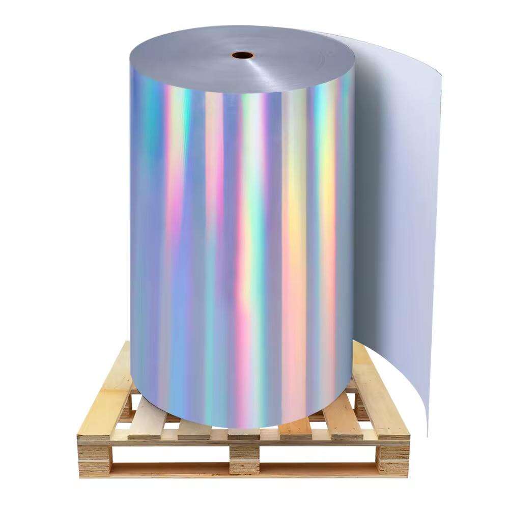 Mattes Silber-PET-Etikett