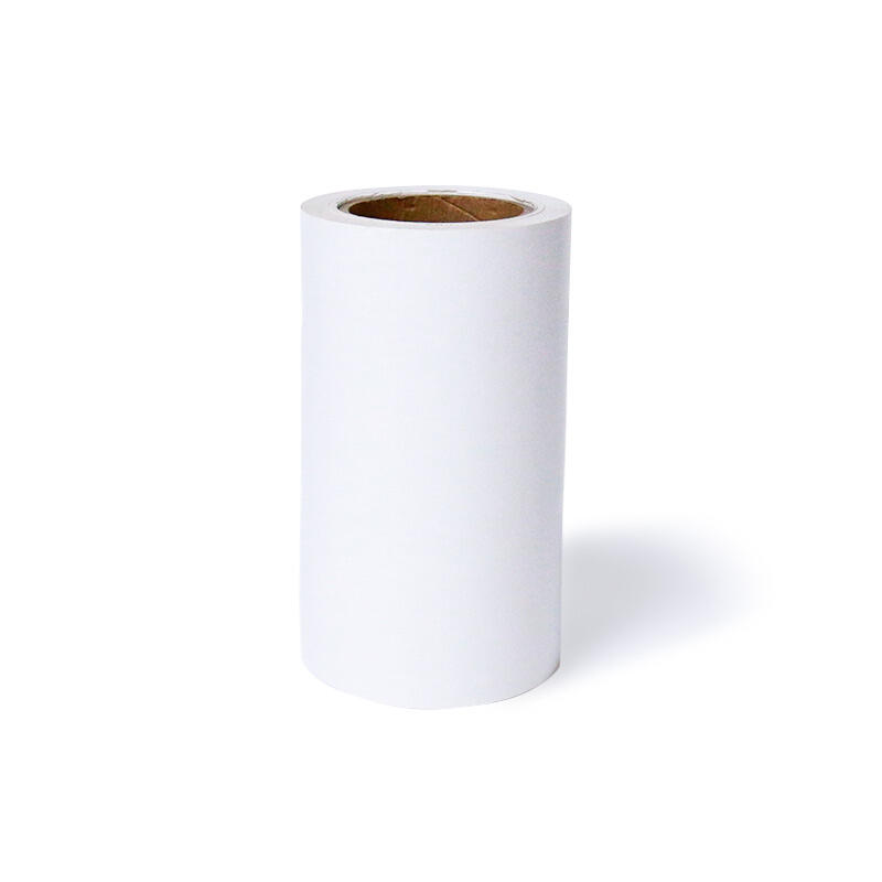 Glänzendes weißes PE-Etikett