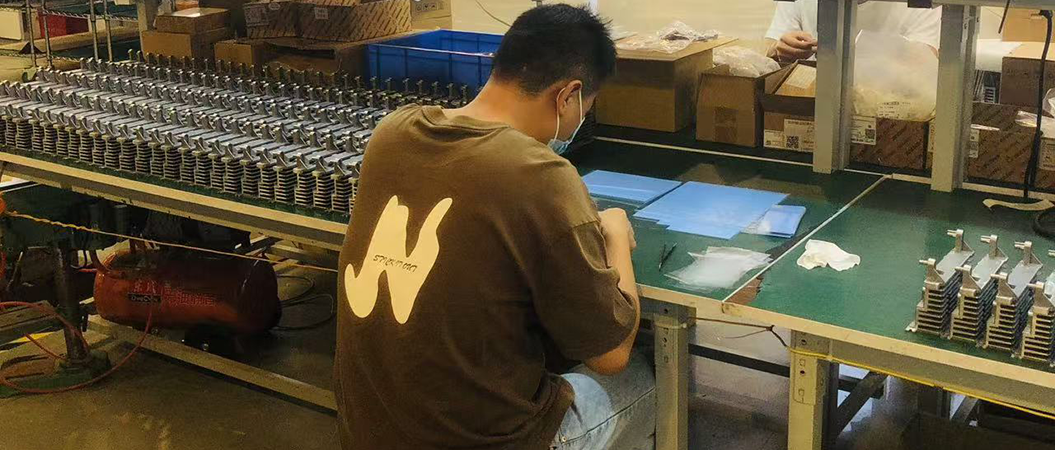 Attach rubber sheets