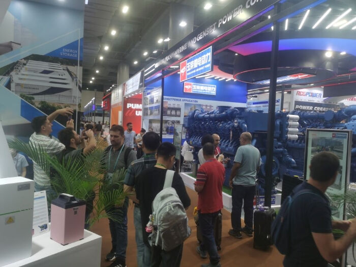 Guangxi Yuchai Marine and Genset Power with a variety of products shine at the 136th Canton Fair