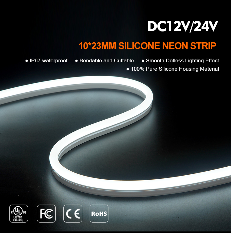 silicone neon flex side view 1023mm lwtg1023 1852-2