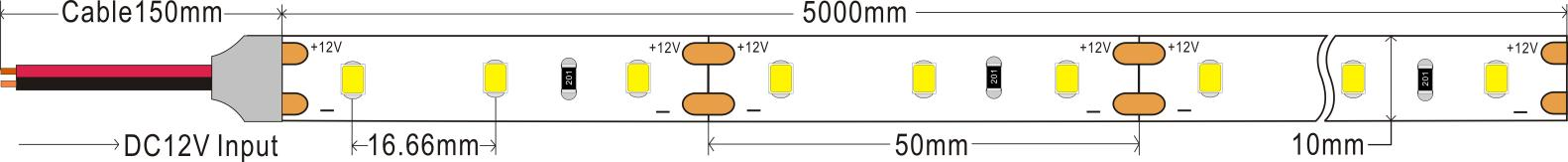 m dc12v 10mm single color for bookshelf-0