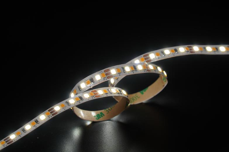 Ultra-thin LED strip SMD2835 192leds/m DC12V CCT 8MM for Indoor Decoration