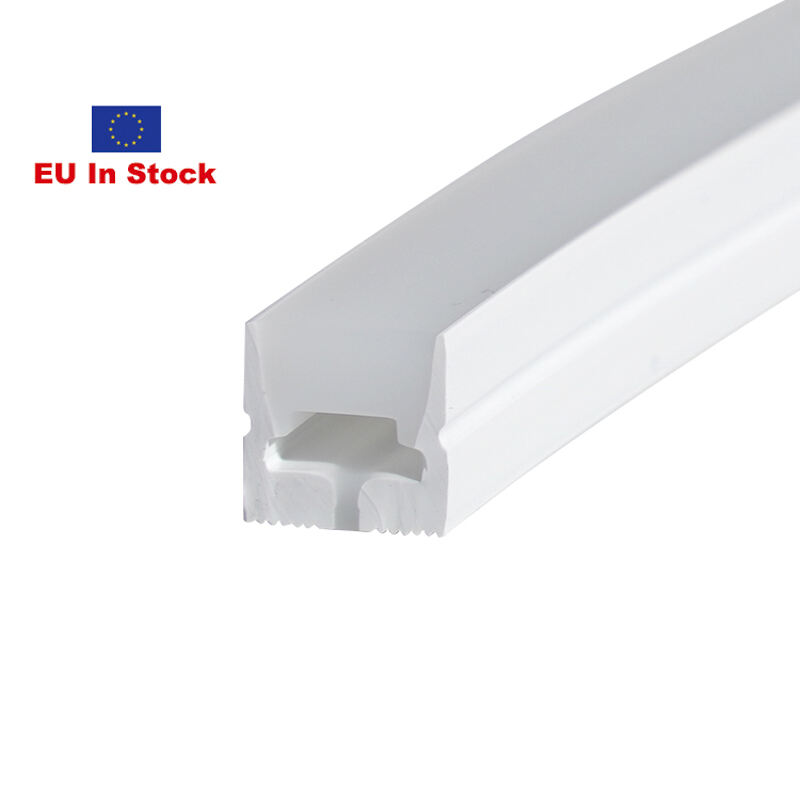 EU in Stock Wholesale 8*8mm Neon Silicone Tube White Neon Light Silicone Rubber Strip for Led Strip Neon Light Tube