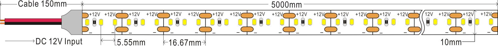 m dc12v 10mm single color for hallway-0