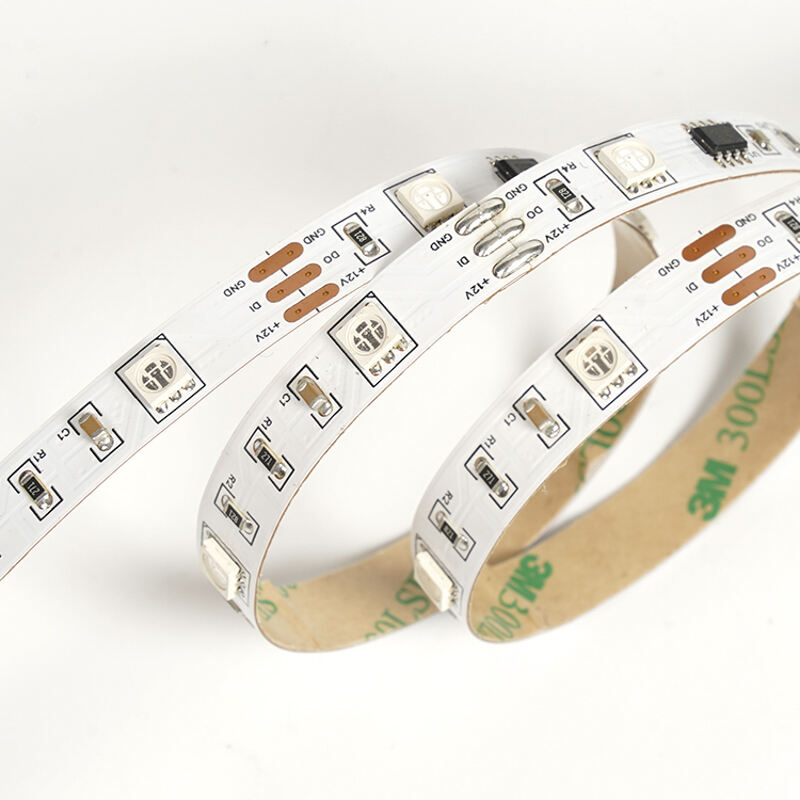 5050 Rgbw Programovatelný Led Pás 60Leds/M 12V 12Mm Pásy Tvarovatelný Led Led Podsvícení Pásu Nejprodávanější Led Jasný Led Pás Rgbw