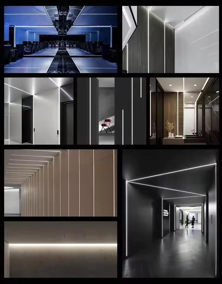 EU in Stock Hot Selling LED Strip Aluminum Profile Plaster Drywall Flexible LED Aluminum Profile Channel details