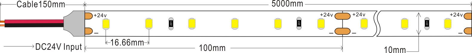 m dc24v 10mm single color for wall decoration-0