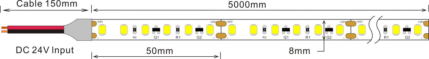 m dc24v 8mm single color constant current-0