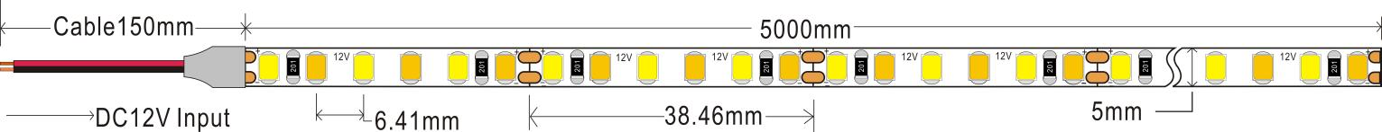 m dc12v cct 5mm for room decoration-0