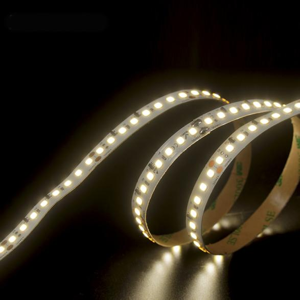 Bande LED flexible SMD2835, 144 LED/m, CC 24 V, 10 mm, couleur unique, pour étagère à livres